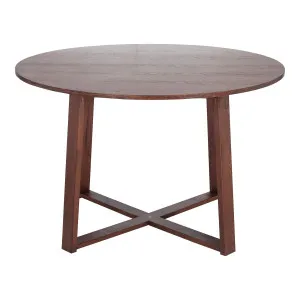 Olwen Oak Wood Round Dining Table by OneWorld Collection, a Dining Tables for sale on Style Sourcebook