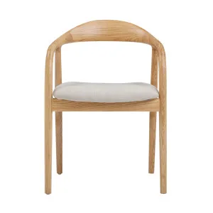 Mason Dining Chair Ash Natural Fabric by OneWorld Collection, a Dining Chairs for sale on Style Sourcebook