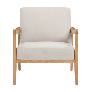 Preston Armchair Ash Natural Fabric by OneWorld Collection, a Chairs for sale on Style Sourcebook