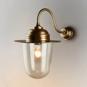 Stanmore Outdoor Wall Light Antique Brass by OneWorld Collection, a Wall Lighting for sale on Style Sourcebook