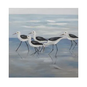 Seagulls Painting Wall Art by OneWorld Collection, a Artwork & Wall Decor for sale on Style Sourcebook