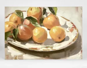 Oranges On Plate Wall Art by OneWorld Collection, a Artwork & Wall Decor for sale on Style Sourcebook