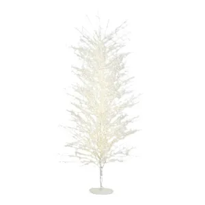 White Forest Light Up Tree Extra Large 210cm by OneWorld Collection, a Christmas for sale on Style Sourcebook