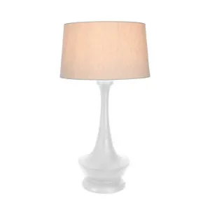 Peninsula Table Lamp Base White - Base Only by OneWorld Collection, a Table & Bedside Lamps for sale on Style Sourcebook