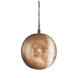 Orion Ball Ceiling Pendant Nickel by OneWorld Collection, a Pendant Lighting for sale on Style Sourcebook