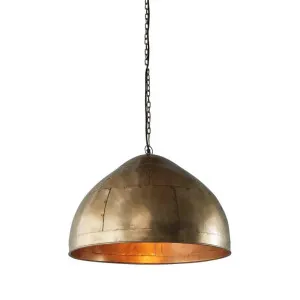 P51 Ceiling Pendant Small Antique Brass by OneWorld Collection, a Pendant Lighting for sale on Style Sourcebook