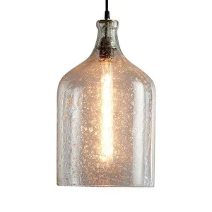 Lustre Flagon Ceiling Pendant Clear by OneWorld Collection, a Pendant Lighting for sale on Style Sourcebook