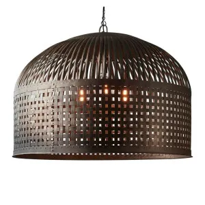 Esch Ceiling Pendant Extra Large Antique Black by OneWorld Collection, a Pendant Lighting for sale on Style Sourcebook