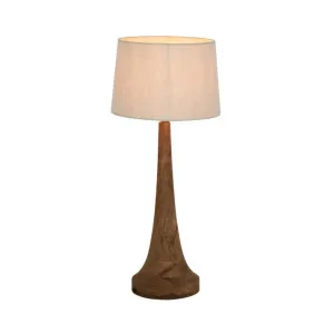 Lancia Table Lamp Base Small Dark Natural - Base Only by OneWorld Collection, a Table & Bedside Lamps for sale on Style Sourcebook