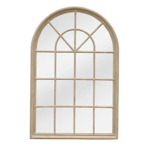 Hamptons Arched Mirror 1x1.5m Natural by OneWorld Collection, a Mirrors for sale on Style Sourcebook