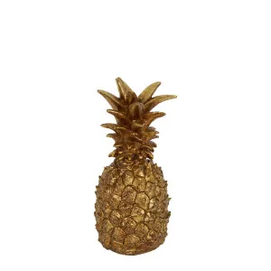 Golden Pineapple Small by OneWorld Collection, a Decor for sale on Style Sourcebook