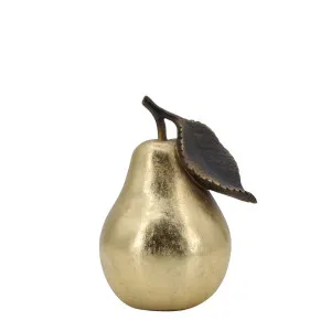 Eva Resin Pear Gold by OneWorld Collection, a Decor for sale on Style Sourcebook