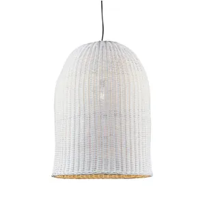 Bowerbird Ceiling Pendant Large White by OneWorld Collection, a Pendant Lighting for sale on Style Sourcebook