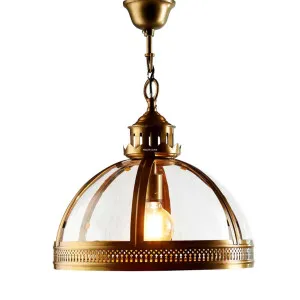 Winston Ceiling Pendant Brass by OneWorld Collection, a Pendant Lighting for sale on Style Sourcebook