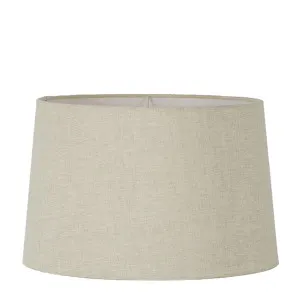 Linen Drum Lamp Shade XL Light Natural by OneWorld Collection, a Lamp Shades for sale on Style Sourcebook