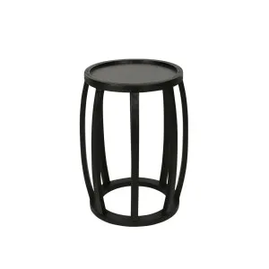 Manningham Side Table Black by OneWorld Collection, a Side Table for sale on Style Sourcebook