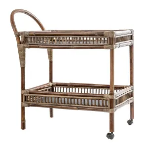 Rattan Bar Trolley by OneWorld Collection, a Sideboards, Buffets & Trolleys for sale on Style Sourcebook