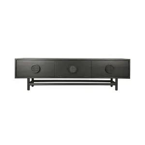 Rondo Entertainment Unit Black by OneWorld Collection, a Entertainment Units & TV Stands for sale on Style Sourcebook