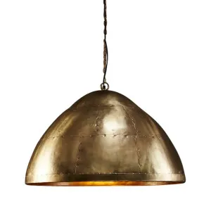 P51 Ceiling Pendant Large Antique Brass by OneWorld Collection, a Pendant Lighting for sale on Style Sourcebook