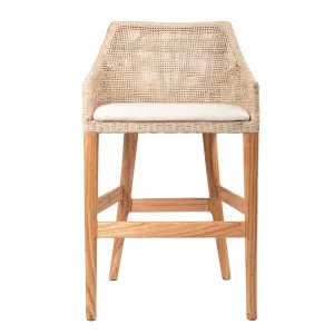 Charlotte Rattan Counter Stool Natural by OneWorld Collection, a Bar Stools for sale on Style Sourcebook