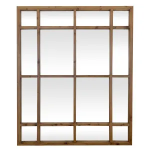 Jameson Large Timber Paned Mirror by OneWorld Collection, a Mirrors for sale on Style Sourcebook