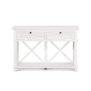 West Beach 2 Drawer Hamptons 130cm Console White by OneWorld Collection, a Console Table for sale on Style Sourcebook