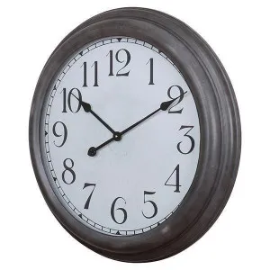 78CM BLACK WALL CLOCK by OneWorld Collection, a Clocks for sale on Style Sourcebook
