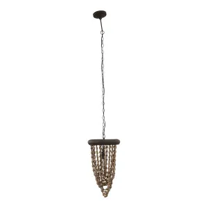 Alima Beaded Chandelier Small by OneWorld Collection, a Pendant Lighting for sale on Style Sourcebook