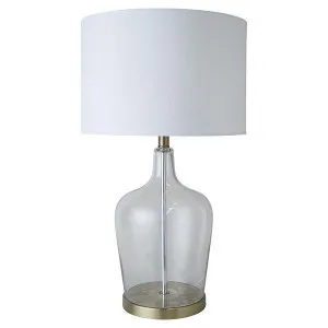 Palm Beach Lamp White Shade By Shaynna Blaze by OneWorld Collection, a Table & Bedside Lamps for sale on Style Sourcebook