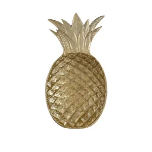 Gold Pineapple Dish Large by OneWorld Collection, a Decor for sale on Style Sourcebook