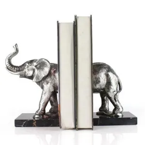 Silver Elephant Bookends by OneWorld Collection, a Decorative Accessories for sale on Style Sourcebook