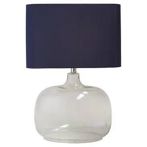 Torquay Lamp Blue Shade By Shaynna Blaze by OneWorld Collection, a Table & Bedside Lamps for sale on Style Sourcebook
