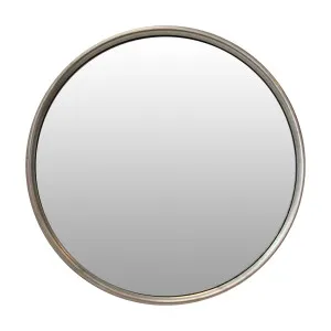 Griffin Small Round Silver Mirror by OneWorld Collection, a Mirrors for sale on Style Sourcebook