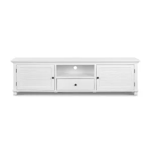 West Beach Hamptons Media Unit White Large by OneWorld Collection, a Entertainment Units & TV Stands for sale on Style Sourcebook