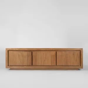 Rock Sideboard Unit Low Natural by Florabelle Living, a Console Table for sale on Style Sourcebook
