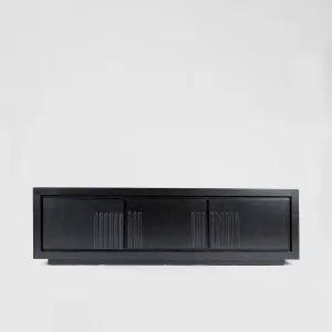 Rock Sideboard Unit Low Black by Florabelle Living, a Console Table for sale on Style Sourcebook