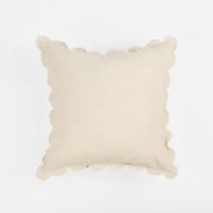 Cushion - Scallop 50x50cm White by Florabelle Living, a Cushions, Decorative Pillows for sale on Style Sourcebook