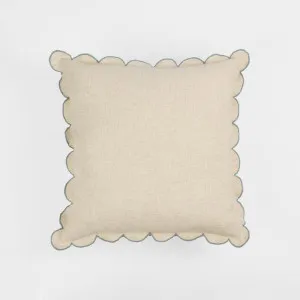 Cushion - Scallop 50x50cm Blue by Florabelle Living, a Cushions, Decorative Pillows for sale on Style Sourcebook