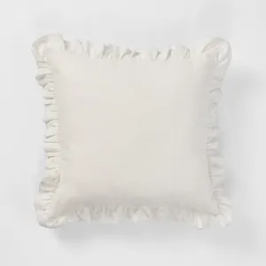 Cushion - Poppy 50x50cm White by Florabelle Living, a Cushions, Decorative Pillows for sale on Style Sourcebook