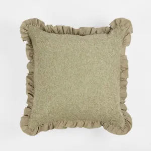 Cushion - Poppy 50x50cm Green by Florabelle Living, a Cushions, Decorative Pillows for sale on Style Sourcebook
