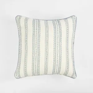 Cushion - Bluebell 50x50cm Natural/Blue by Florabelle Living, a Cushions, Decorative Pillows for sale on Style Sourcebook