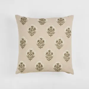 Cushion - Prairie 50x50cm Natural/Multi-coloured by Florabelle Living, a Cushions, Decorative Pillows for sale on Style Sourcebook