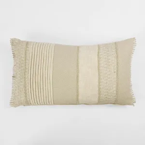 Cushion - Avelina 35x60cm Natural by Florabelle Living, a Cushions, Decorative Pillows for sale on Style Sourcebook