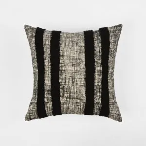 Cushion - Stanly 50x50cm Black/Grey by Florabelle Living, a Cushions, Decorative Pillows for sale on Style Sourcebook