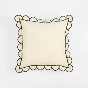 Cushion - Paree 50x50cm Natural/Blue by Florabelle Living, a Cushions, Decorative Pillows for sale on Style Sourcebook