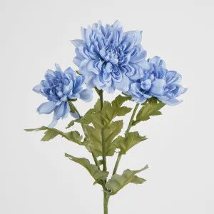 Blue Chrysanthemum Spray x 3 by Florabelle Living, a Plants for sale on Style Sourcebook