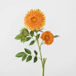 Sunflower Spray With 3 Flowers Orange by Florabelle Living, a Plants for sale on Style Sourcebook