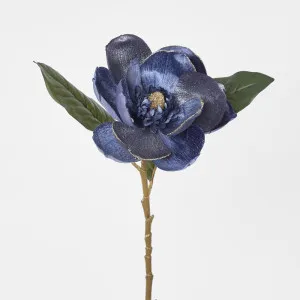 Single Magnolia with 2 Leaves Blue by Florabelle Living, a Plants for sale on Style Sourcebook