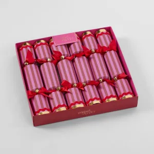 Scarlet Stripe Crackers Fuchsia by Florabelle Living, a Statues & Ornaments for sale on Style Sourcebook