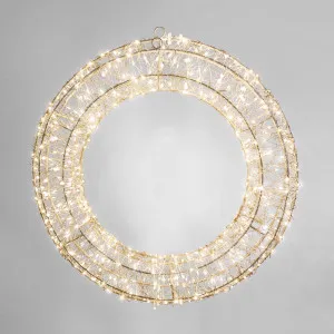 Stellar Light Up Wreath 70cm by Florabelle Living, a Christmas for sale on Style Sourcebook